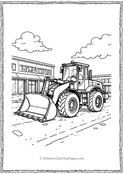 Bulldozer Leveling A Lot Free PDF Printable