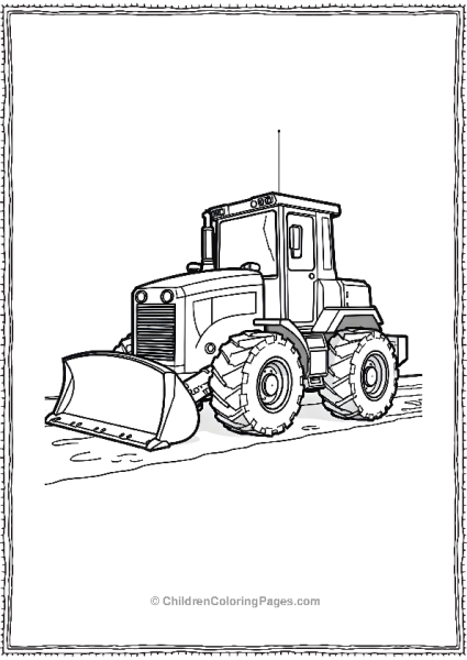 Bulldozer With Anti Gravity Technology Free PDF Printable