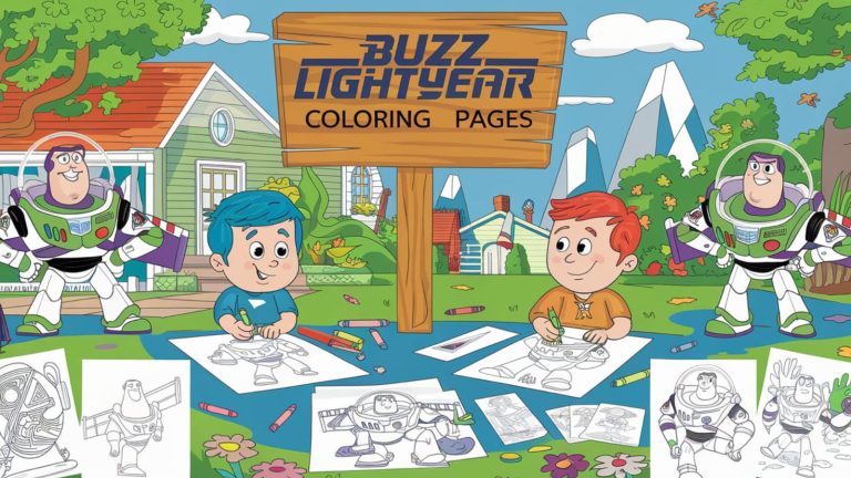 Buzz Lightyear Coloring Pages