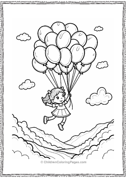 Candy Balloon Adventure In The Sky Free PDF Printable