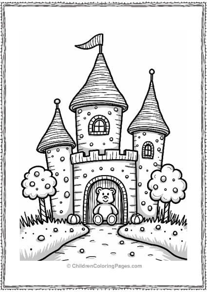 Candy Castle Entrance In Candyland Free PDF Printable