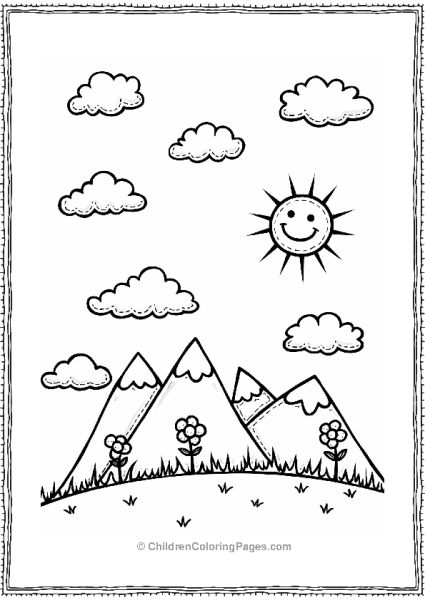 Candy Clouds And Chocolate Mountains Free PDF Printable