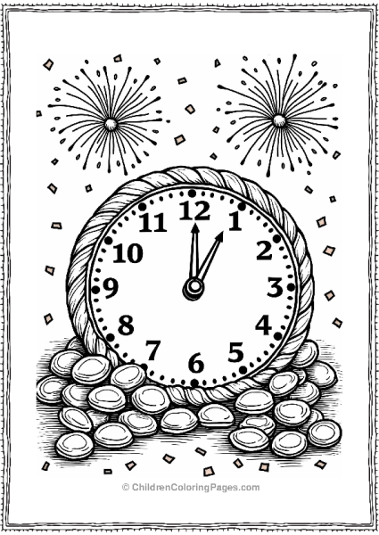 Candy Countdown For New Year’s Eve Free PDF Printable