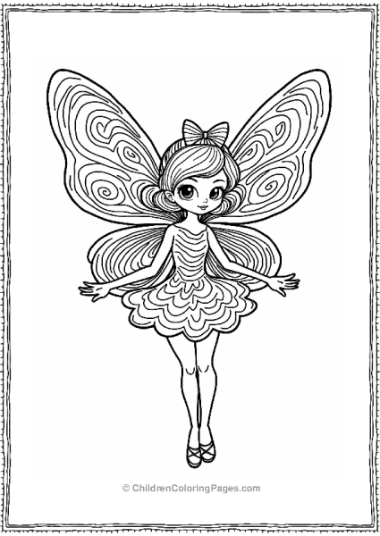 Candy Lollipop Fairy Coloring Page Free PDF Printable