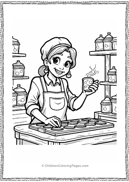 Candy Maker At A Dulce De Leche Stand Free PDF Printable