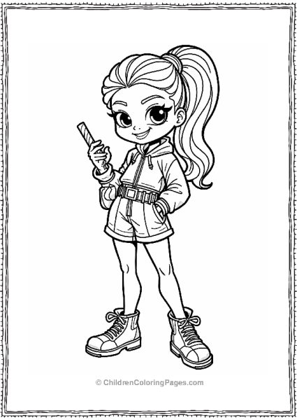 Candy Soda Pop Trendsetter Character Free PDF Printable