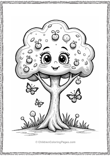 Candy Tree In Lollipop Forest Free PDF Printable