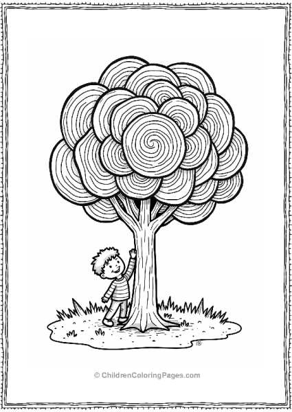 Candyland Giant Lollipop Tree Free PDF Printable