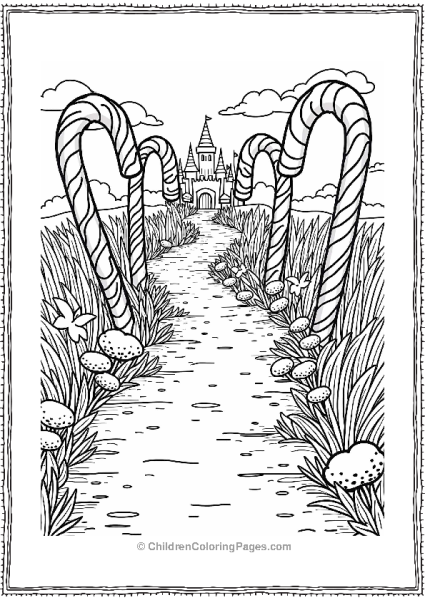 Candyland Licorice Road To The Castle Free PDF Printable