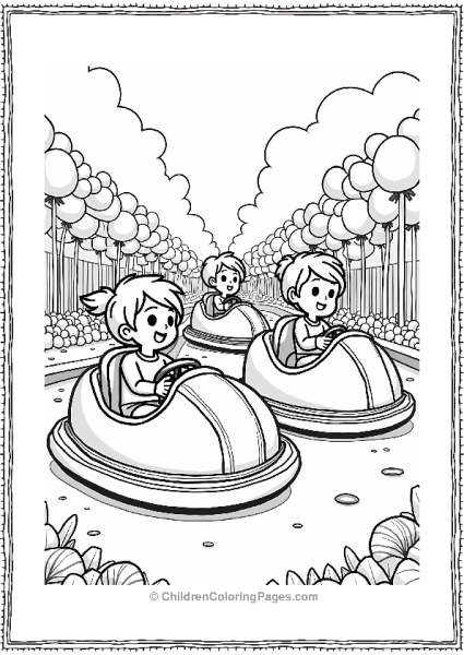 Candyland Marshmallow Bumper Cars Free PDF Printable