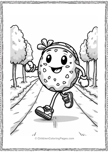 Candyland Race With Donut Character Free PDF Printable