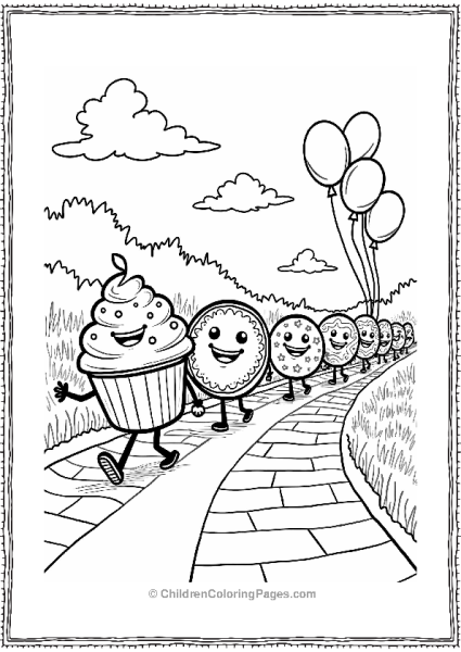 Candyland Sweet Treat Parade Free PDF Printable