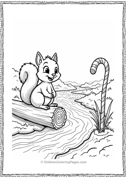 Candyland With A Smiling Squirrel Free PDF Printable