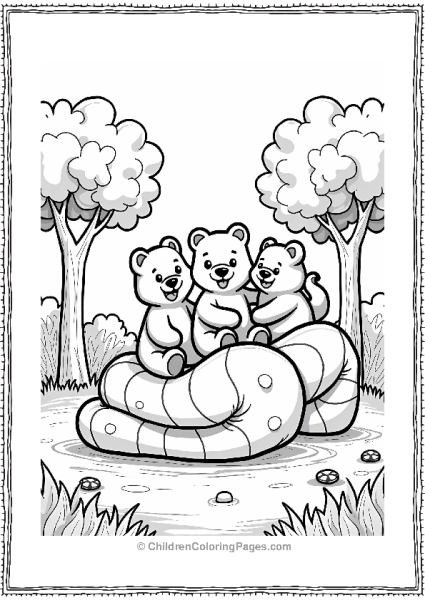 Candyland With Gummy Bears Free PDF Printable