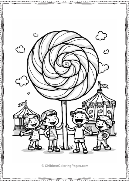 Carnival Fun With Lollipops Free PDF Printable