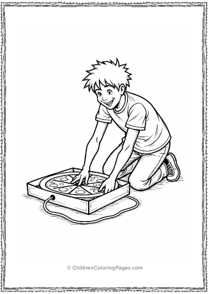 Cartoon Kevin’s Pizza Trap Setup Free PDF Printable