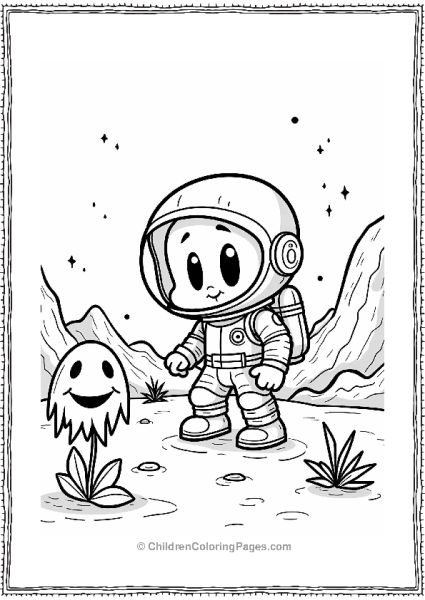 Cartoon Network Character In Space Exploration Free PDF Printable