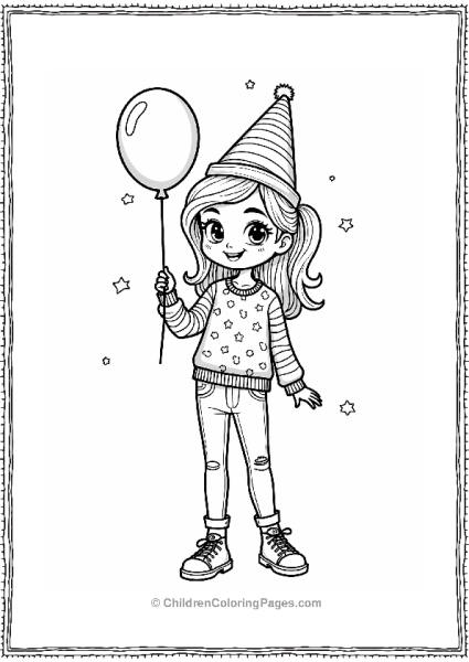 Casual Party Outfit For New Year’s Free PDF Printable