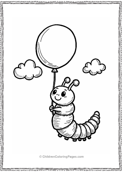 Caterpillar Balloon Adventure Free PDF Printable