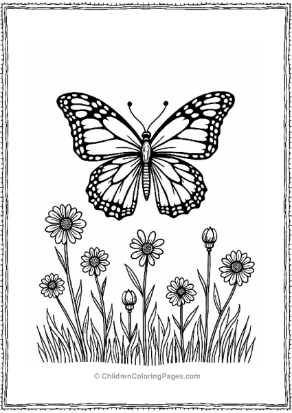 Caterpillar To Butterfly In A Garden Free PDF Printable