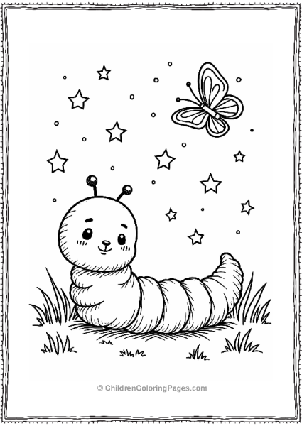 Caterpillar S Dreamy Night Under Stars Free PDF Printable