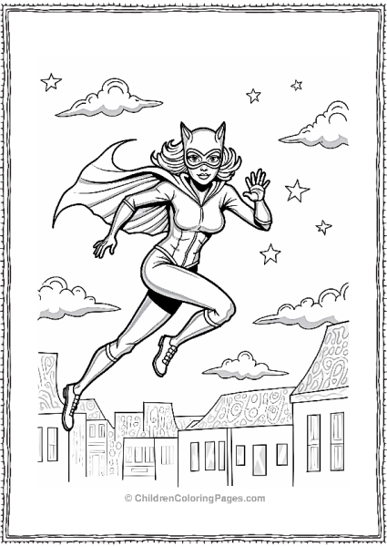 Catwoman Chasing Shadows Free PDF Printable