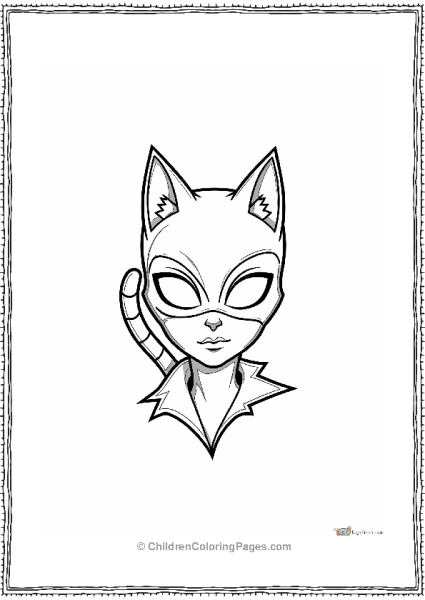 Catwoman Emblem Design Free PDF Printable