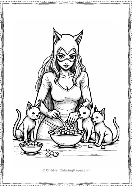 Catwoman’s Cat Treats Preparation Free PDF Printable