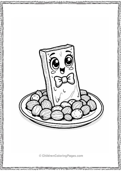 Charming Chocolate Bar Character Free PDF Printable