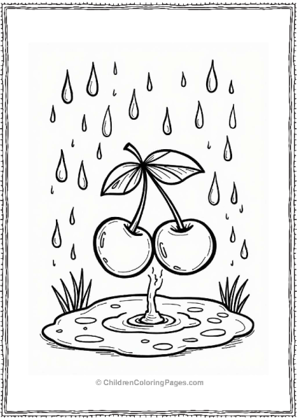 Cherries Dancing In The Rain Free PDF Printable