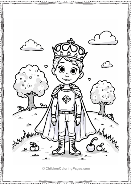 Cherry Prince On A Hill Free PDF Printable