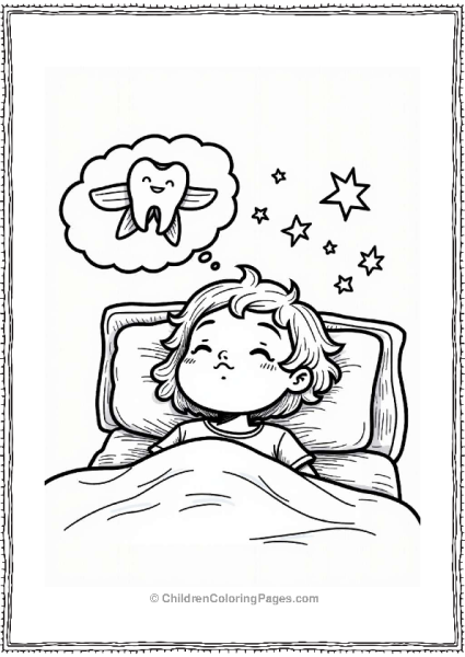 Child S Dream Of The Tooth Fairy Free PDF Printable