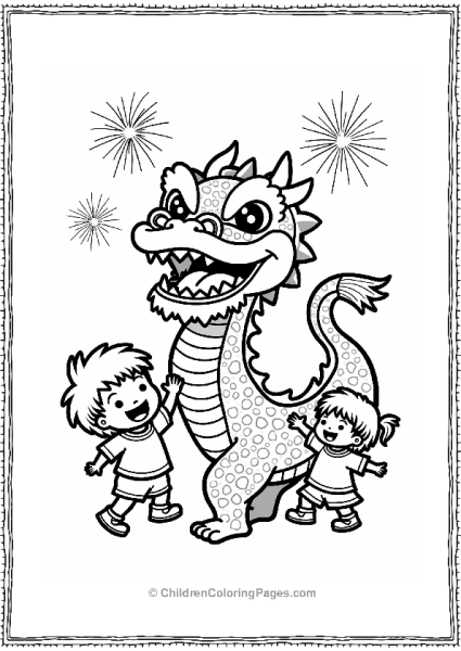 Chinese New Year Parade Dragon Dance Free PDF Printable