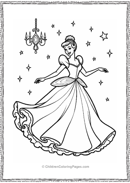 Cinderella At The Ball Free PDF Printable