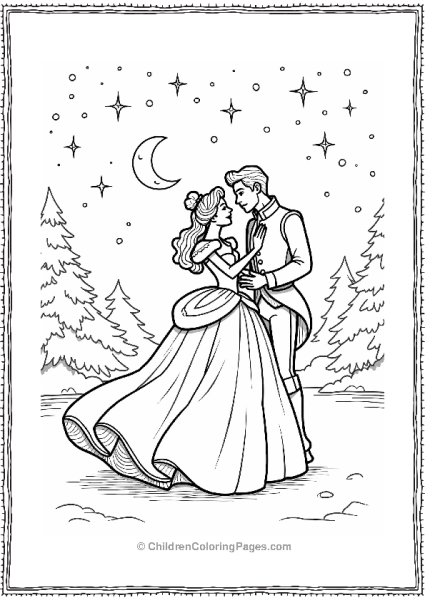 Cinderella Dancing At The Ball Free PDF Printable