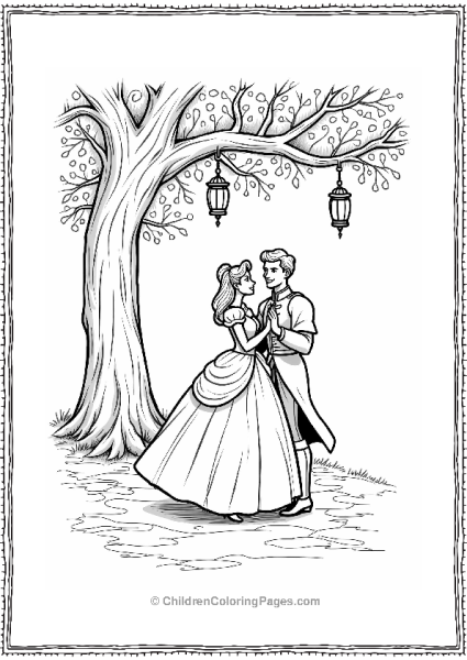 Cinderella Dancing With The Prince Free PDF Printable