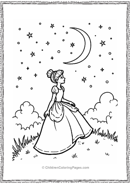 Cinderella Under A Starry Sky Free PDF Printable