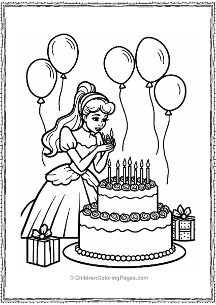 Cinderella’s Birthday Celebration Free PDF Printable