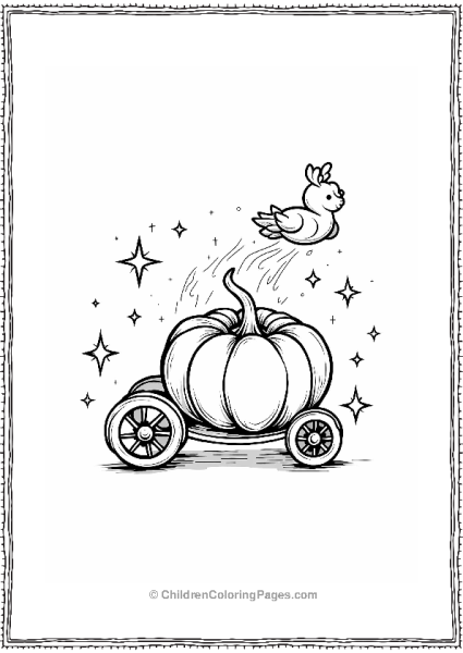 Cinderella’s Pumpkin Carriage Transformation Free PDF Printable