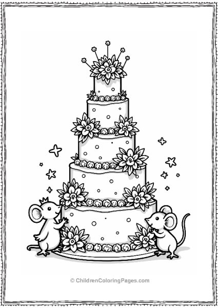 Cinderella’s Wedding Cake Celebration Free PDF Printable