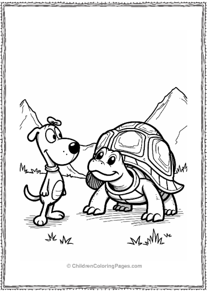 Courage And The Friendly Giant Turtle Free PDF Printable