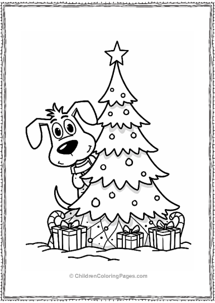 Courage The Cowardly Dog At Christmas Free PDF Printable