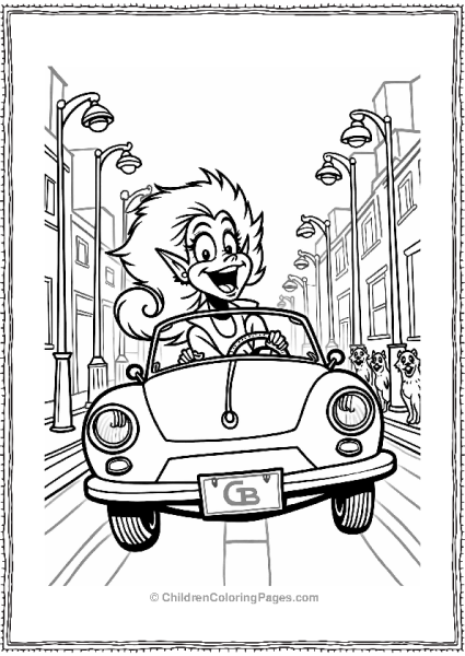 Cruella’s Night Drive Through The City Free PDF Printable