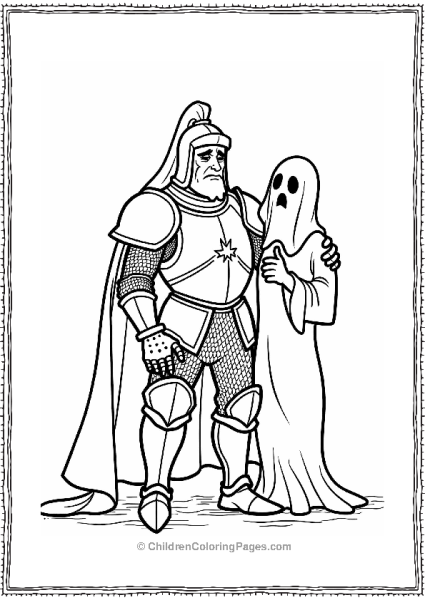 Cursed Knight With Ghostly Armor Free PDF Printable