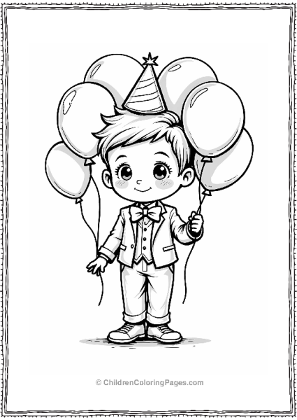 Dapper Boy In A Party Setting Free PDF Printable