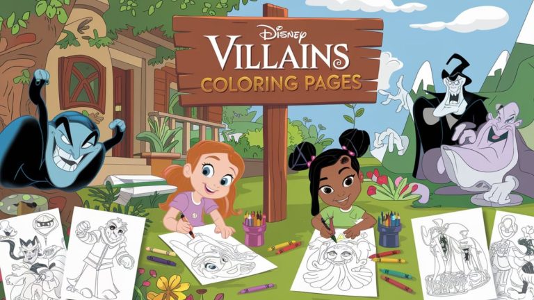 Disney Villain Coloring Pages