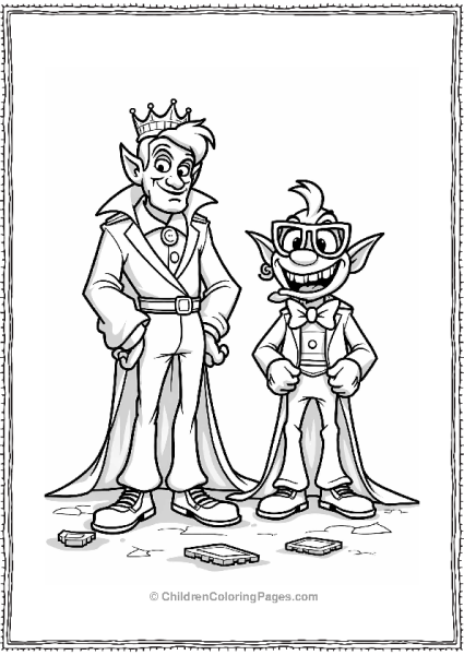 Disney Villain Duo With Sidekick Free PDF Printable