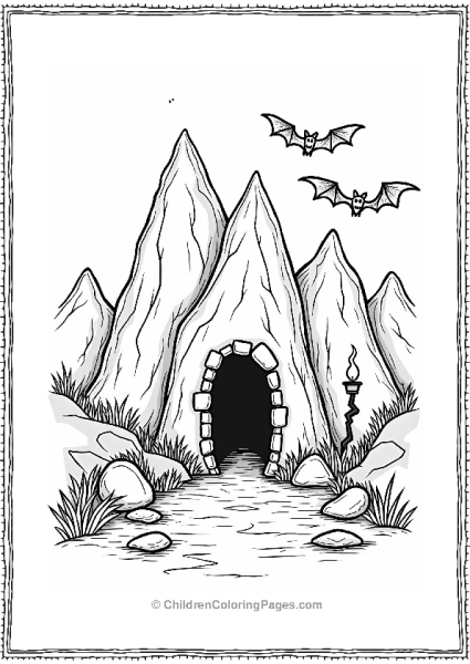 Disney Villain’s Sinister Mountain Lair Free PDF Printable