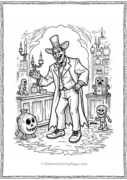 Dr Facilier’s Voodoo Shop Scene Free PDF Printable