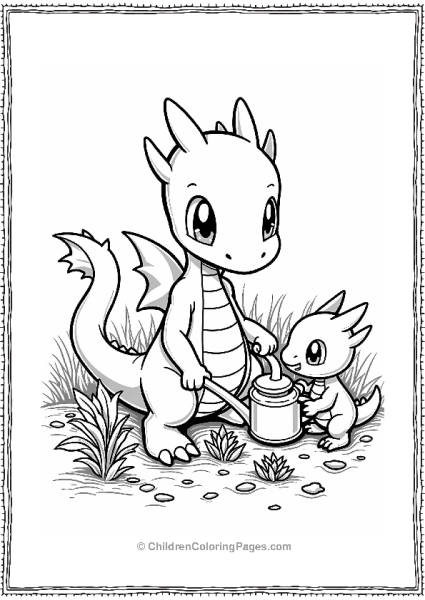 Dragonite Gardening With Young Ones Free PDF Printable